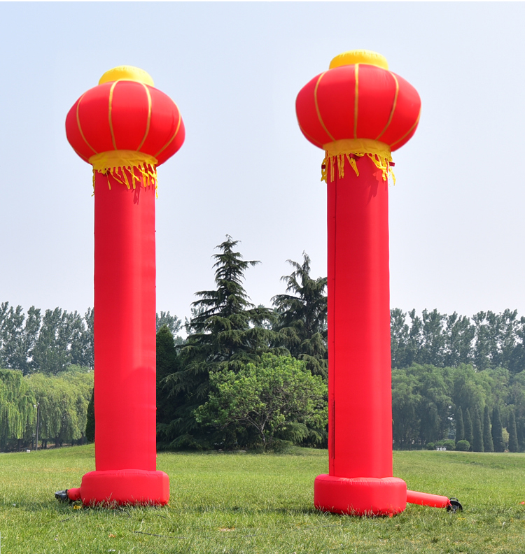 东乡传统灯笼柱